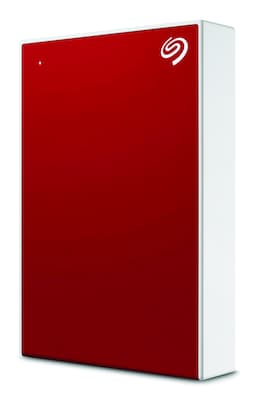 Seagate One Touch 5TB External Hard Drive Portable HDD USB 3.0 / USB 2.0, Red (STKC5000403)