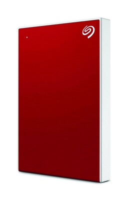 Seagate One Touch 1TB External Hard Drive Slim Portable HDD USB 3.0 / USB 2.0, Red (STKB1000403)