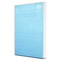 Seagate One Touch 2TB External Hard Drive Slim Portable HDD USB 3.0 / USB 2.0, Blue (STKB2000402)