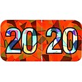 Medical Arts Press® Holographic End-Tab Year Labels, 2020, Orange