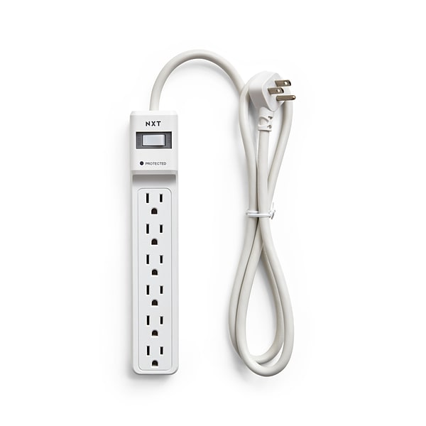 NXT Technologies™ 6-Outlet Surge Protector, 4 Cord, 600 Joules (NX54312)
