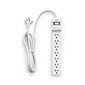 NXT Technologies™ 7-Outlet Surge Protector, 6 Cord, 1200 Joules (NX54316)