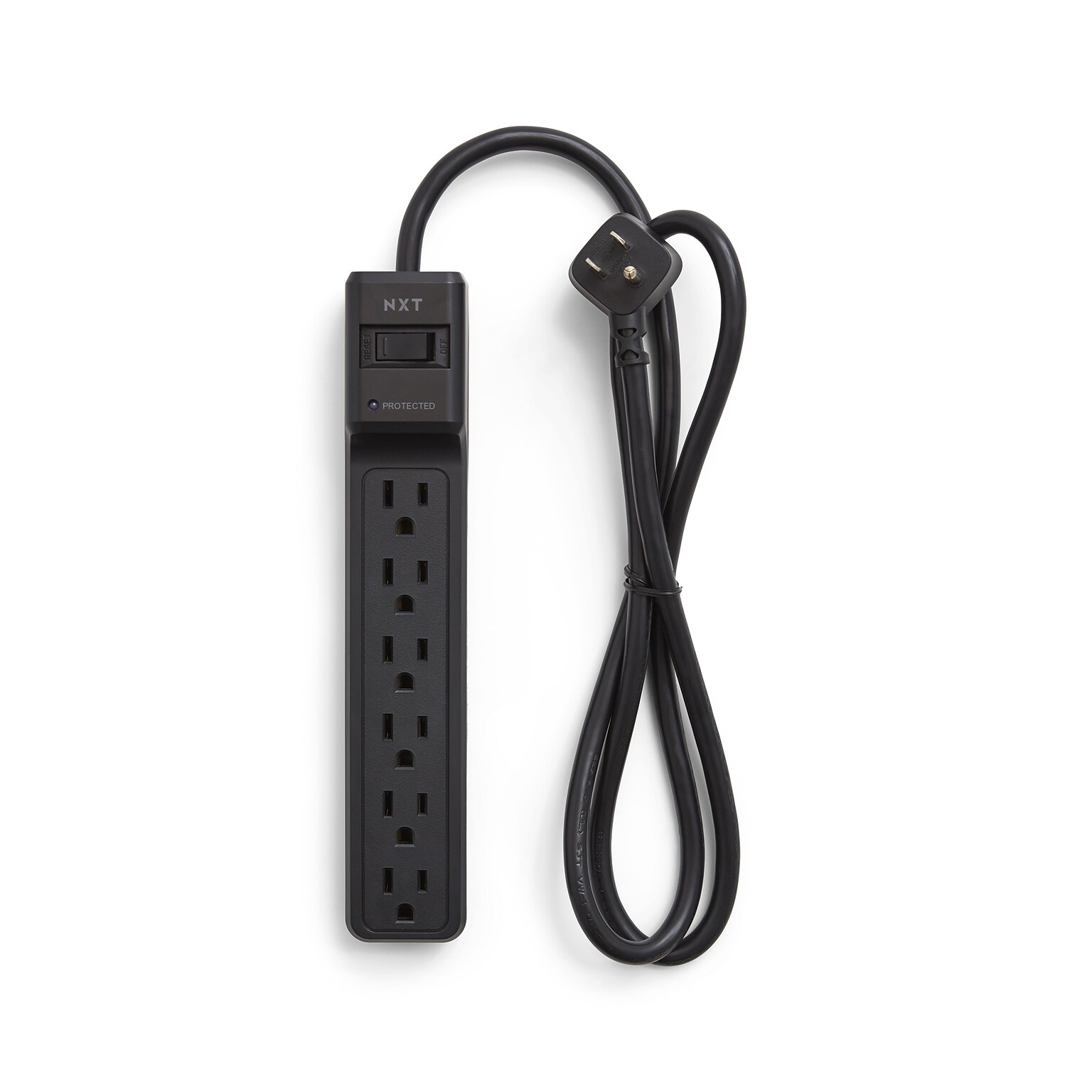 NXT Technologies™ 6-Outlet Surge Protector, 4 Cord, 600 Joules (NX54313)