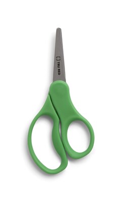 Staples 7 Kids Pointed Tip Stainless Steel Scissors, Straight