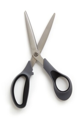 TRU RED™ 8" Titanium Coated Scissors, Bent Handle (TR55026)