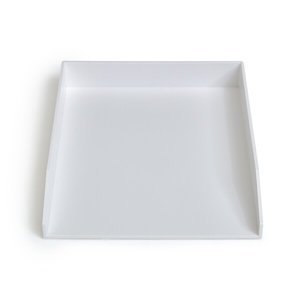 TRU RED™ Front Load Stackable Plastic Letter Tray, White (TR55255)