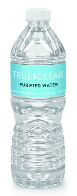 True Clear™ Purified Bottled Water, 16.9 fl. oz. Bottles, 24/Carton (TC54594)