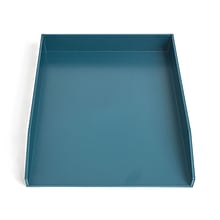 TRU RED™ Front Load Stackable Plastic Letter Tray, Teal (TR55258)