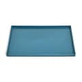 TRU RED™ Slim Stackable Plastic Tray, Teal (TR55268)