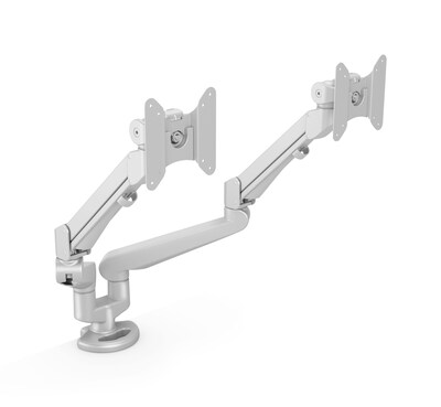Union & Scale™ Lewis™ Double Monitor Arm, Silver (UN55671-CC)