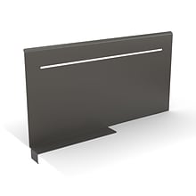 Union & Scale™ Lewis™ 12.5H x 8W Side Screen, Charcoal (UN55664-CC)