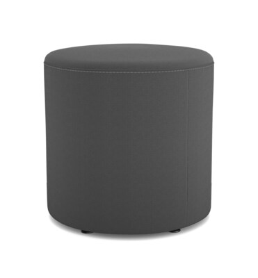 Union & Scale™ Lewis Fabric Ottoman, Charcoal (UN55663-CC)