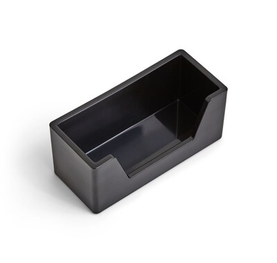 TRU RED™ 1 Compartment Business Card Holders, Black, 80 Card Capacity, 192/Carton (TR55269CT)