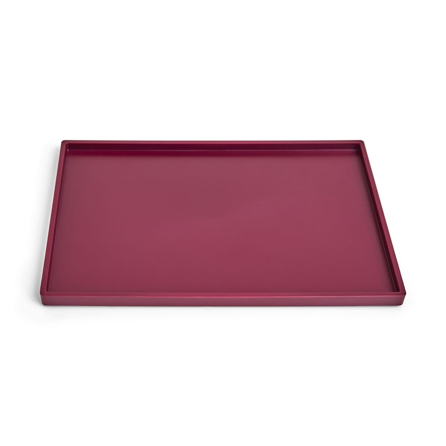 TRU RED™ Slim Stackable Plastic Tray, Purple (TR55267)