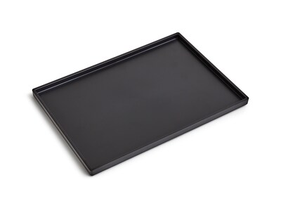 TRU RED™ Slim Stackable Plastic Tray, Black (TR55264)