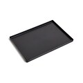 TRU RED™ Slim Stackable Plastic Tray, Black (TR55264)