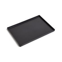 TRU RED™ Slim Stackable Plastic Tray, Black (TR55264)