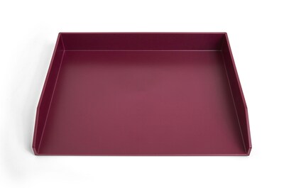 TRU RED™ Side Load Stackable Plastic Letter Tray, Purple (TR55293)