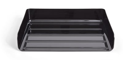 TRU RED™ Side Load Stackable Plastic Legal Tray, Black, 2/Pack (TR55332)