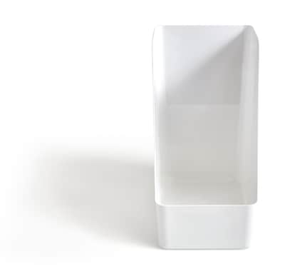 TRU RED™ Jumbo Plastic Magazine File, White (TR55340)