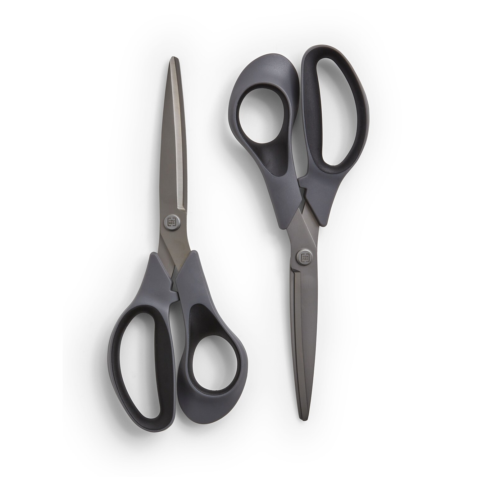 TRU RED™ 8 Titanium Coated Scissors, Straight Handle, 2/Pack (TR55023)