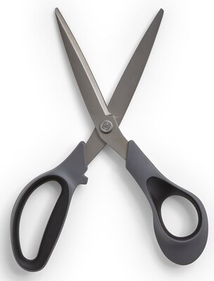 TRU RED™ 8" Titanium Coated Scissors, Straight Handle, 2/Pack (TR55023)