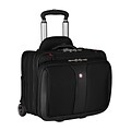 Wenger Patriot Rolling 2-Piece Business Set Laptop Rolling Briefcase, Black Polyester (WA-7953-02F00)