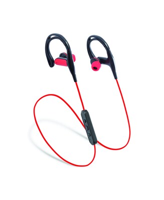 Laud Sweatproof Wireless Headphones In-Ear Earphones, Red (LAUDLX4-RED)