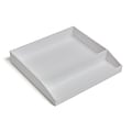 TRU RED™ Divided Stackable Plastic Tray, White (TR55249)