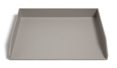 TRU RED™ Side Load Stackable Plastic Letter Tray, Gray (TR55292)