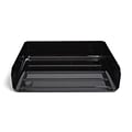 TRU RED™ Side Load Stackable Plastic Letter Tray, Black, 2/Pack (TR55327)