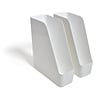 TRU RED™ Plastic Magazine File, White, 2/Pack (TR55338)