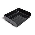 TRU RED™ Side Load Stackable Plastic Letter Tray, Black, 6/Pack (TR55329)