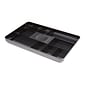 TRU RED™ 13-Compartment Plastic Drawer Organizer, Black (TR55350)