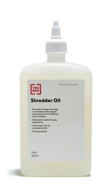 Staples Shredder Oil, 14 oz. (12395)