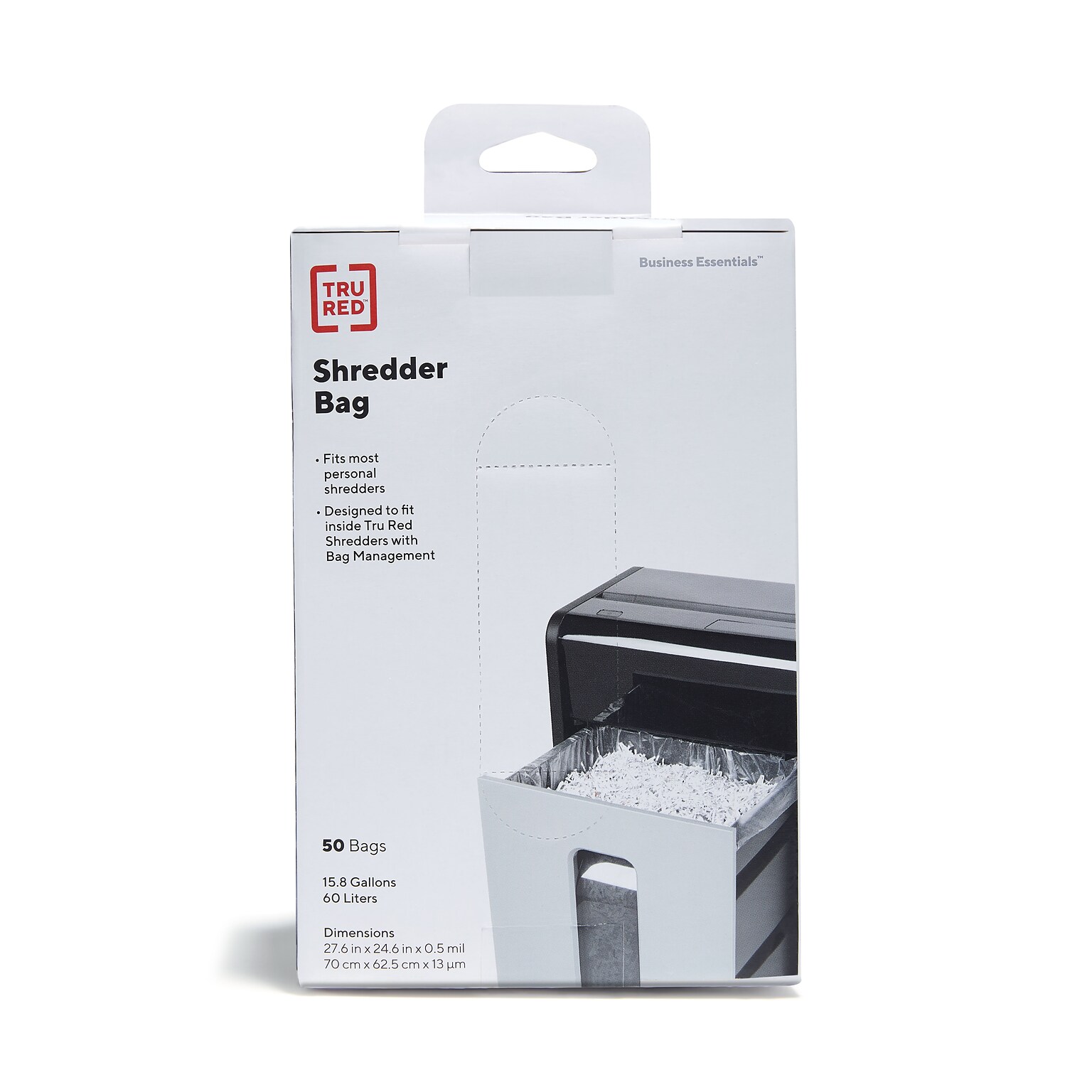 Staples Shredder Bags, 15.8 Gal., 50/Box (22403)