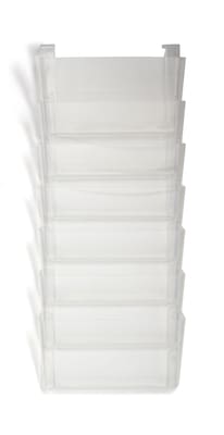 TRU RED™ Unbreakable 7-Pocket Plastic Letter Wall File, Clear (TR55347)