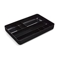 TRU RED™ 7-Compartment Plastic Drawer Organizer, Black (TR55351)