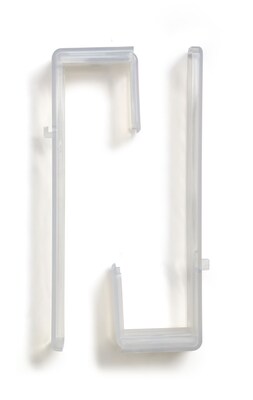 TRU RED™ Over Wall Hangers for Wall Files, Clear, 2/Pack (TR55353)