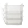 TRU RED™ Unbreakable 3-Pocket Plastic Letter Wall File, Clear (TR55345)