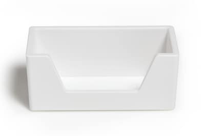 TRU RED™ Business Card Holder, White (TR55270)