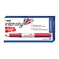BIC Intensity Dry Erase Markers, Fine Tip, Red, 12/Pack (GDE11RED)