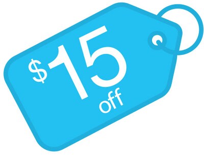 $15 off with $175 order