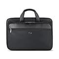 Solo New York Midtown Collection Paramount Laptop Briefcase, Black Polyester (SGB300-4)