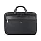 Solo New York Midtown Collection Paramount Laptop Briefcase, Black Polyester (SGB300-4)