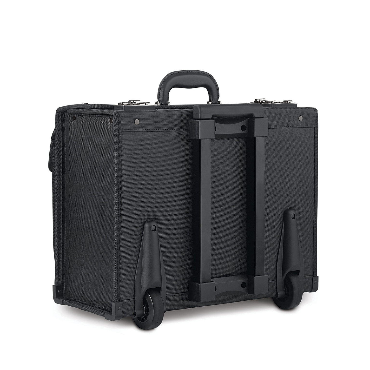 Solo New York Classic Laptop Rolling Briefcase, Black Polyester (PV78-4)