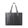 Solo New York Plaza Black Vinyl 15.6 Laptop Tote, Large (K709-4/17)