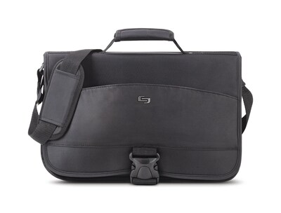 Solo New York Classic 15.6 Expandable Messenger Bag, Black