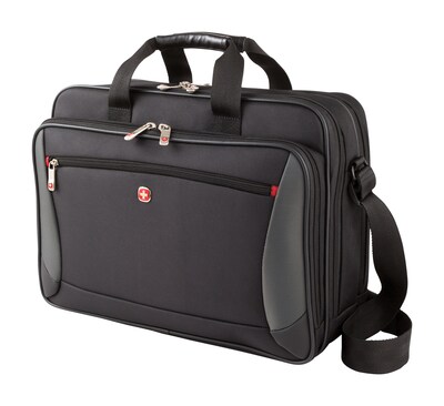 Wenger Mainframe 16 Laptop Briefcase, Black