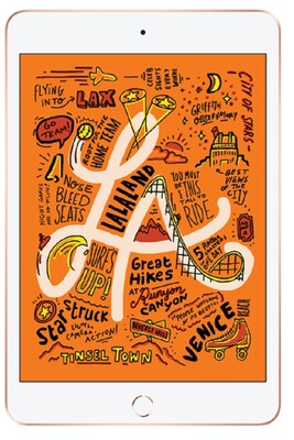 Apple iPad mini 5 7.9 Tablet, 64GB, WiFi, Gold (MUQY2LL/A)